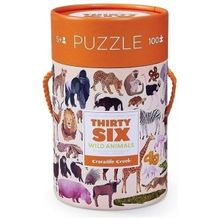 Crocodile Creek 100 Parça Vahşi Hayvanlar Puzzle