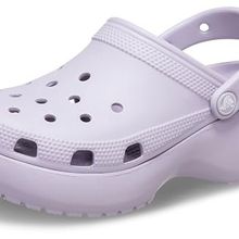 Crocs Classic Platform Clog W 206750-5BX Lila Kadın Terlik