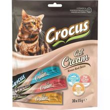Crocus 30x15 gr 30'lu Karışık Krema Kedi Ödülü