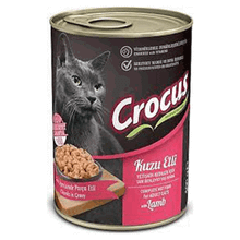 Crocus 400 GR Kuzu Etli Yaş Kedi Maması