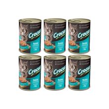 Crocus Balıklı Yetişkin 6x400 gr Kedi Yaş Maması