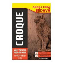 Croque 500+100 gr Kısırlaştırılmış Tavuklu Yetişkin Kuru Kedi Maması