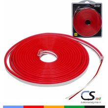 Cs Led 5 mt 12W Neon Şerit Kırmızı Led