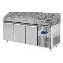 CSA İnox Karacasan 615 lt 200x80x108 cm Üç Kapılı Pizza Hazırlık Buzdolabı