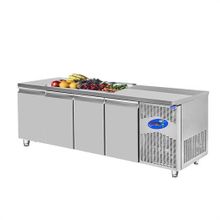 Csa İnox Karacasan 632 lt Dört Kapılı 700'lük Havuzsuz Saladbar Buzdolabı