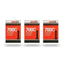 CST 700x35-43 Oto Sibop 48 mm 3'lü Bisiklet İç Lastik Seti