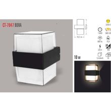 CT-7047 10W/3200K BORA LED APLİK (GÜNIŞIĞI)CATA