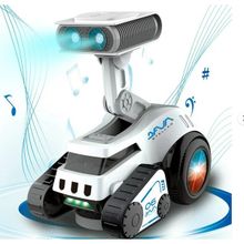 Ctoys Evrensel Robot Oyuncak Dans Eden Müzik Çalan LED Gözlü 2-4 Yaş Çocuklar İçin