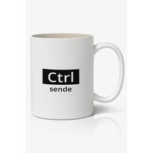 Ctrl Sende Yazılı Baskılı Kupa