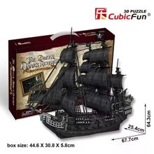 Cubic Fun 3d The Queen Anne S Revenge Gemi 308 Parça Puzzle