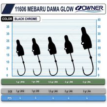 Cultiva 11606 Mebaru Dama Glow LRF Jig Head