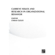 Current Issues And Research In Organizational Behavior - Kolektif