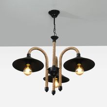 D-Light 3'lü Metal Halat Avize