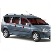 Dacia Logan MCV Tk 2005-2012 Paslanmaz Çelik Krom Cam Çıtası