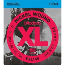 Dadario Exl145 Xl 12-54 Nickel Wound Elektro Gitar Tel Seti