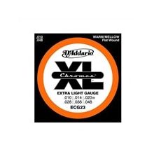 D'addario ECG23 Xlite Krom Jazz 10 Elektro Tel Set
