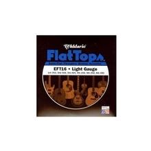 D'addario EFT16 Flat Light 012 Zımparalı Akustik Tel Set