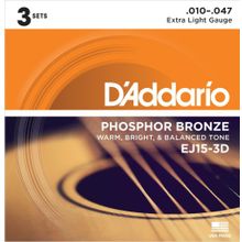 D'addario EJ15-3D Akustik Gitar Tel Seti