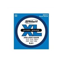 D'addario EJ21 Xl Jazzlite .012 Elektro Tel Set