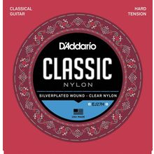 D'addario EJ27H Naylon Hard Tension Silver Klasik Tel Set