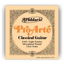 D'addario EJ43 Light Tension Silver Klasik Tel Set