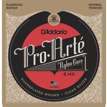 D'addario EJ45 Normal Tension Silver Klasik Tel Set