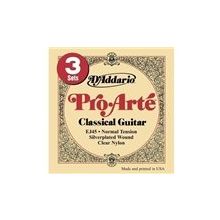 D'addario EJ453D Pro Arte Normal 3'lü Paket Klasik Tel