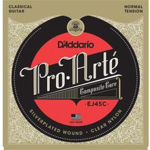 D'addario EJ45C Composite Normal Tension Silver Klasik Tel Set