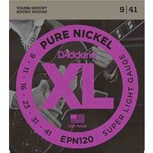 D'addario EPN120 Xl Pure Nickel 9-41 Sup Elektro Gitar Tel Seti