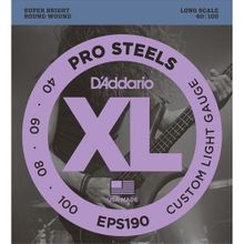 D'addario EPS190 Prosteel 40100 Bas Tel Set