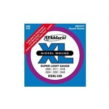 D'addario ESXL120 Steinberger 009 Elektro Tel Set