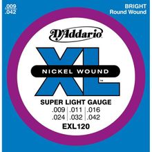 D'addario EXL120 Elektro Gitar Teli