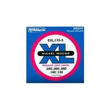 D'addario EXL1705 5 Telli 045 Bas Tel Set