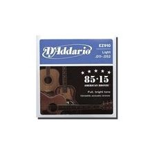 D'addario EZ910 Light 011 Akustik Tel Set