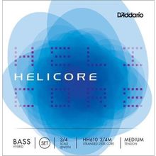 D'addario HH610 3/4M Helıcore Hybrıd 3/4 Scale LE Kontrabas Tel Seti
