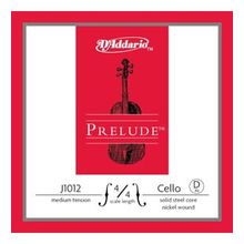 D'addario J1012 Prelude D-RE, 4/4 Scale Medıum TE 4/4M Cello Tek Tel Seti