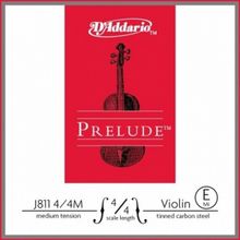 D'addario J811 Prelude Keman E Mi Normal Tension Keman Tel