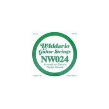 D'addario NW024 Nikel Wound Re Elektro Akustik Tel