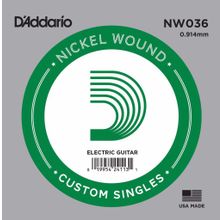 D'addario NW036 La Akustik Tel Nikel Wound Elektro Akustik Tel