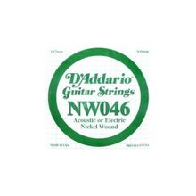 D'addario NW046 Nikel Wound Mi Akustik Tel