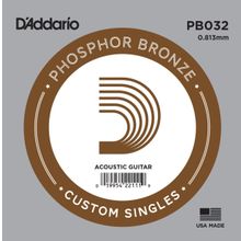 D'addario PB032 Re Akustik Gitar Tek Teli