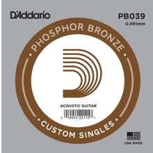 D'addario PB039 La Akustik Gitar Tek Teli