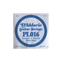 D'addario PL016 Plain Steel Elektro Tek Tel