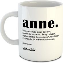 Dafhi Anne İyiki Varsın Kişiye Özel İsimli Kupa
