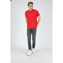 Dafron Classic Polo Yaka Pike Kırmızı Erkek T-shirt
