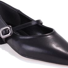 Dagoster DZA07-725315 Siyah Klasik Kadın Topuklu Ayakkabı