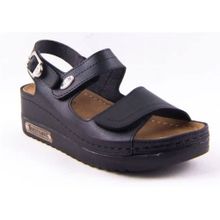 Dagoster DZA37-3014 Siyah Günlük Ortopedik Kadın Sandalet