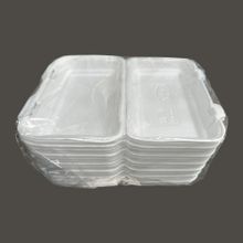 Dagyuce 36D 23.5x15 cm 20 Adet Tek Kullanımlık Köpük İskender Kapaklı Kase Kutu