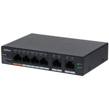 Dahua CS4006-4GT-60 4 Port 4XGE-2XGE Yönetilebilir 60 W PoE Switch
