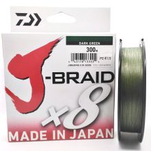 Daiwa J-Braid X8 Dark Green 300 m Misina
